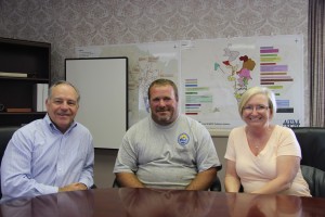 Mr. Swan, Executive Director; Derrick Simmons and Heather Ott, HR Manager